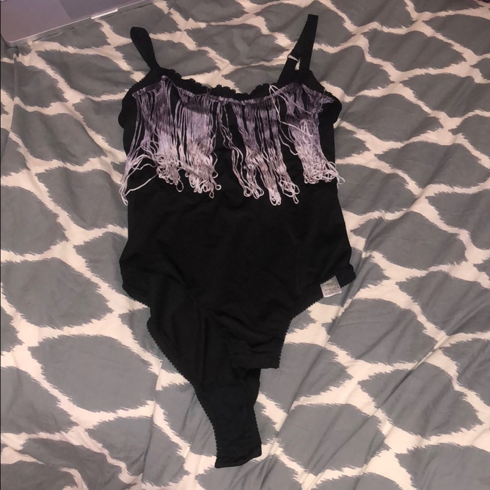Topshop Fringe Bodysuit 6